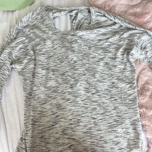 Lulu lemon long sleeve top with open back